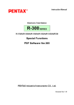 Pentax R-322(N) User's Manual