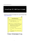 Pentax IC-360 User's Manual