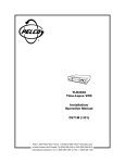 Pelco TLR3040 User's Manual