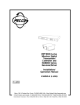Pelco WX8000 User's Manual