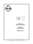 Pelco DVR C682M-E User's Manual