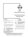 Pelco MLZ6DT User's Manual