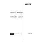 Pelco DX8000 DX8UP-512MBRAM User's Manual