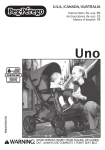 Peg Perego Uno User's Manual