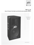 Peavey PV115D User's Manual