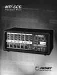 Peavey MP 600 User's Manual