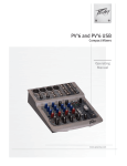 Peavey PV6 User's Manual