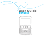 PCD TXT8030 (Movilnet) User Guide