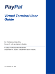 PayPal Virtual Terminal - 2005 User's Guide