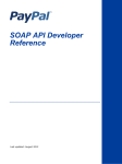 PayPal SOAP API Developer - 2012 Reference Manual