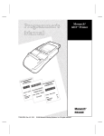 Paxar Monarch 6015 User's Manual