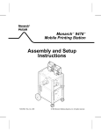 Paxar Mobile Printing Station Monarch 9476 User's Manual