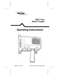 Paxar Four Station Charger 6094 User's Manual