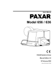 Paxar 656 / 636 User's Manual