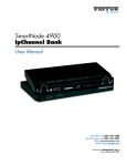 Patton electronic SMARTNODE 4900 User's Manual
