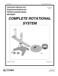 PASCO Specialty & Mfg. ME-8950A User's Manual