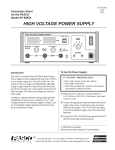 PASCO Specialty & Mfg. SF-9585A User's Manual