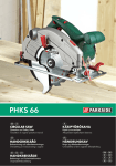 Parkside PHKS 66 User's Manual