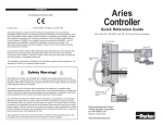 Parker Hannifin AR-04CE User's Manual