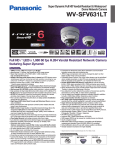 Panasonic WV-SFV611 Specification Sheet