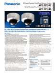 Panasonic WV-SF346 Specification Sheet