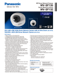 Panasonic WV-SF132 Specification Sheet