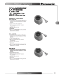 Panasonic WV-LA2R8C3B Specification Sheet