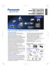 Panasonic WV-ASM970 Specification Sheet
