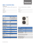 Panasonic U-52LE1U6 Data Sheet