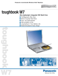 Panasonic Toughbook W7 User's Manual