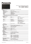 Panasonic TH-50BT300U Specification Sheet
