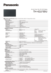 Panasonic TH-42LF30U Specification Sheet