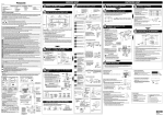 Panasonic S9NKUA Installation Manual