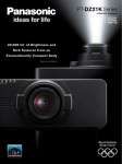 Panasonic PT-DZ21KU Brochure