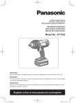 Panasonic EY7552X Owner's Manual