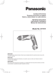 Panasonic EY7411LA1S Owner's Manual