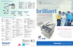 Panasonic DP-C354 Specification Sheet