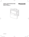 Panasonic CZ-64ESMC1U Installation Manual