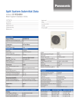 Panasonic CU-5E36QBU Data Sheet