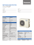 Panasonic CU-3KS19NBU Data Sheet