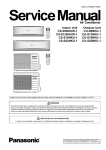 Panasonic CS-S9NKUW-1 Service Manual