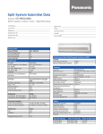 Panasonic CS-MKS24NKU Data Sheet