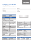 Panasonic CS-ME7QKUA Data Sheet