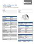 Panasonic CS-KS18NB4UW Data Sheet