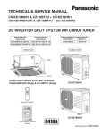 Panasonic CS-KE18NB4U Service Manual