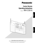 Panasonic Attune Operating Instructions