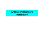 Panasonic Arbitrator 360 Installation Guide