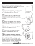 Panamax POWER-PRO INS00809 User's Manual