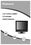 Palsonic TFTV2035BK User's Manual