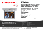 Palsonic TFTV100A User's Manual
